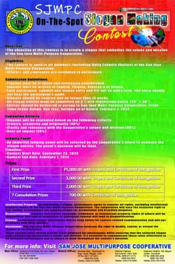 On-the-Spot Slogan Making Contest