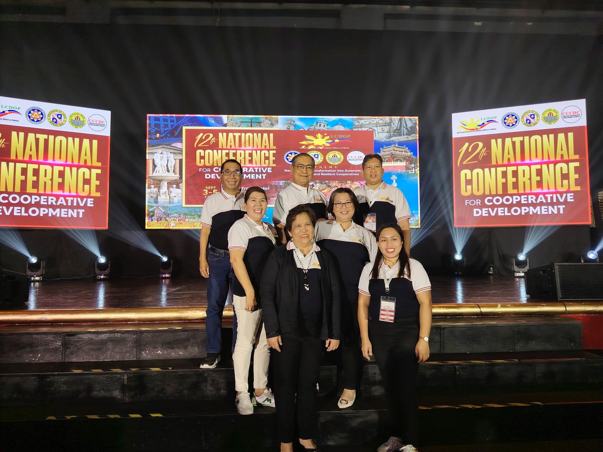 Smiling cooperative members